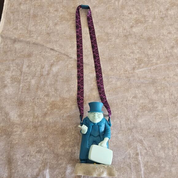 Disney 50th Haunted Mansion Phineas Hitchhiking Ghost Popcorn Bucket Light Sound - Picture 1 of 4